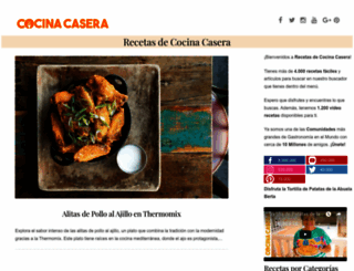 cocina-casera.com screenshot