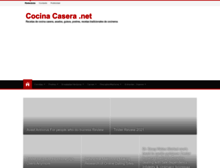 cocinacasera.net screenshot