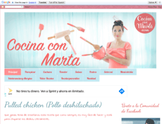 cocinaconmarta.com screenshot