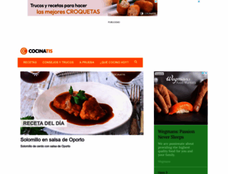 cocinatis.com screenshot
