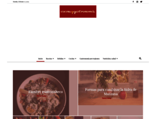 cocinaygastronomia.com screenshot