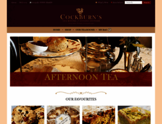 cockburnstearooms.co.uk screenshot