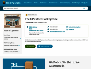 cockeysville-md-0542.theupsstorelocal.com screenshot