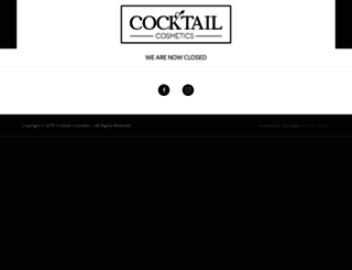 cocktailcosmetics.co.uk screenshot
