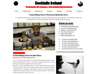 cocktails.ie screenshot
