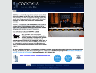 cocktailsbarstaff.com screenshot