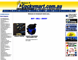 cockymart.com.au screenshot