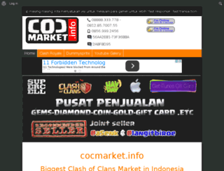 cocmarket.info screenshot