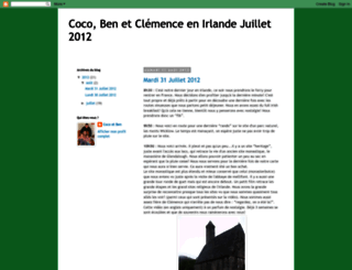 coco-ben-clemence-irlande-2012.blogspot.fr screenshot