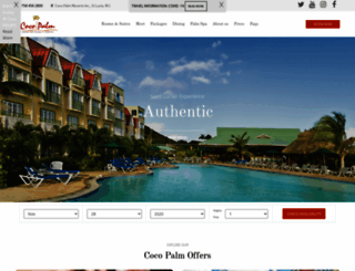 coco-resorts.com screenshot