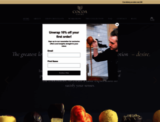 cocoa-amore.co.uk screenshot