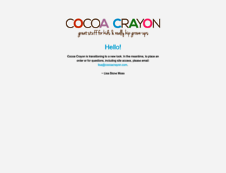 cocoacrayon.com screenshot
