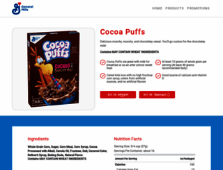 cocoapuffs.com screenshot