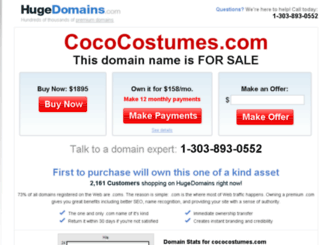 cococostumes.com screenshot