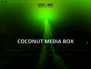 coconutmediabox.in screenshot