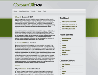 coconutoilfacts.org screenshot