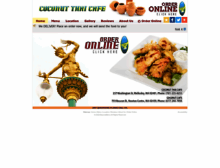 coconutthaicafe.com screenshot