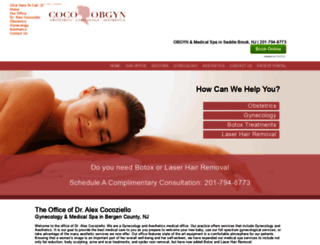 cocoobgyn.com screenshot