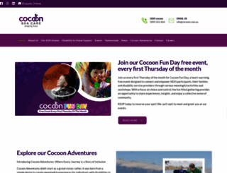cocoons.com.au screenshot