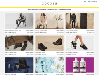 cocosa.co.uk screenshot
