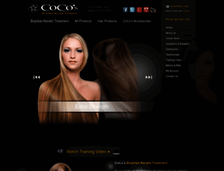 cocoskeratin.com screenshot