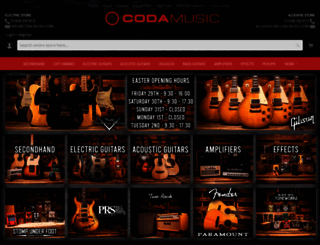 coda-music.com screenshot