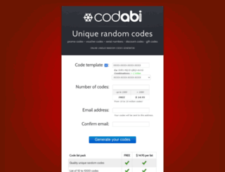 codabi.com screenshot