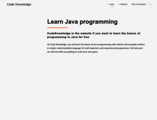 code-knowledge.com screenshot