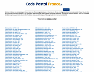 code-postal-france.fr screenshot