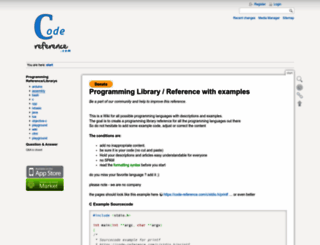 code-reference.com screenshot
