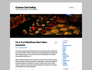 code.curiouscatnetwork.com screenshot