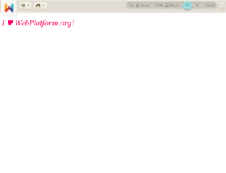 code.webplatform.org screenshot