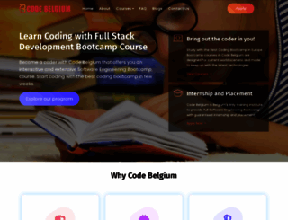 codebelgium.com screenshot