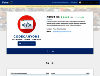 codecanyon.usercv.com screenshot