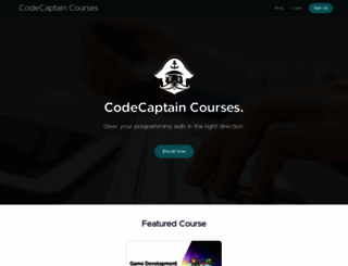 codecaptain.teachable.com screenshot