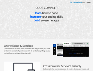 codecompiler.org screenshot