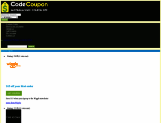 codecoupon.com.au screenshot