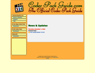 codecpackguide.com screenshot
