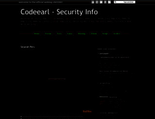 codeearl.blogspot.com screenshot
