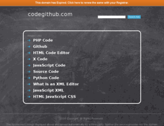 codegithub.com screenshot