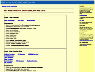 codelinecounter.com screenshot