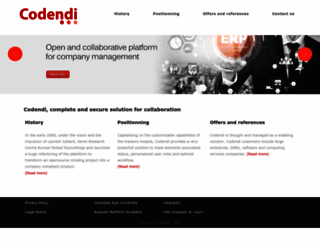 codendi.com screenshot