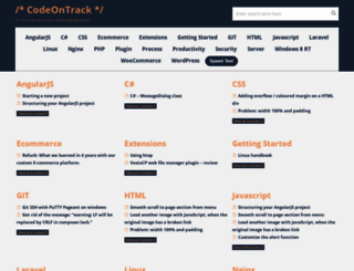 codeontrack.com screenshot