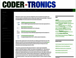 coder-tronics.com screenshot