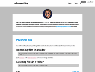 coderanger.com screenshot