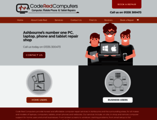 coderedcomputers.co.uk screenshot