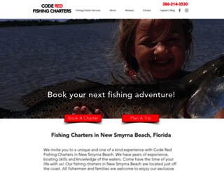 coderedfishingcharters.net screenshot