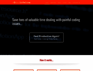 coderlifeline.com screenshot