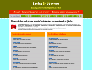 codes-et-promos.com screenshot