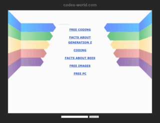 codes-world.com screenshot